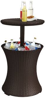 Amazon Com Keter Rattan Cool Bar Wicker Cooler Patio Lawn Garden Cool Bars Outdoor Patio Bar Outdoor Cooler