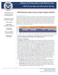 Department of Homeland Security Cyber Digest