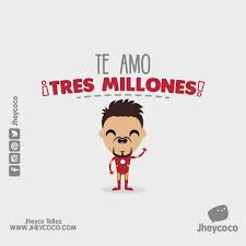 Te Amo Tres Millones Jheycoco Humor Cute Ilustracion Kawai Tierno Kawaii Amor Madecolombia Funny Fun Jheycoco Frases De Te Amo Frases De Marvel