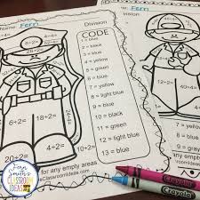 An Entire New Line Of Color By Numbers To Match Your Careers Or Community Helper Units Fern Smith S Classroom Ideas Math Morning Work Color By Numbers