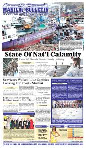 Get the latest news, photos, videos, and more on philippines from yahoo news phillipines. Photo Leading The Manila Bulletin Reminds Me Of Scenes From The Japanese Tsunami Of 2011 Newspaper Front Pages Manila Newspaper Design