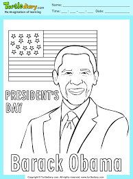 Barack obama got exactly what he wanted out of the democra. Barack Obama Coloring Sheet Turtle Diary