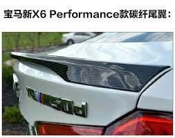 Fit For Bmw X6 F16 Performance Carbon Fiber Rear Auto Spoiler Wing Rear Wing High Quality Carbon Fiber Spoiler Bmw X6 Carbon Fiber