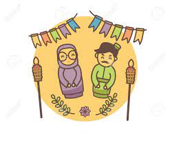 Download all types of clipart in png format for free; Muslim Costume Couple Celebrating Selemat Hari Raya Aidilfitri Royalty Free Cliparts Vectors And Stock Illustration Image 81601783