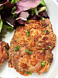Easy Air Fryer Fried Pork Chops Southern Style Air Fryer Recipes Healthy Healthy Pork Chop Recipes Fried Pork Chops