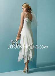 Pin By Josefina Correa On Wedding Ideas Tea Length Beach Wedding Dresses Tea Length Wedding Dress Hem Wedding Dress