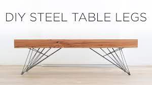 Check spelling or type a new query. Diy Steel Table Legs How To Weld Hair Pin Style Legs Youtube