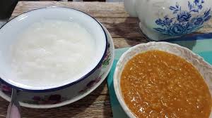 Dalam budaya jawa, bubur merah putih adalah sajian ritual yang dibuat saat bayi baru lahir. Surayamsyed Bubur Putih Bubur Merah