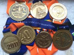 New York City Marathon Blue Line Runningandthecity