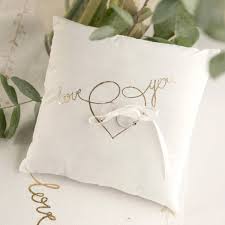 Ringpolster mit schlaufen für ringe, sehr guter zustand einmal verwendet. Ringkissen Zur Hochzeit Love You