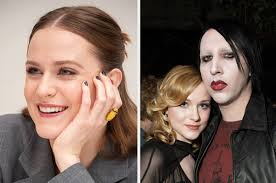 The day of this photoshoot. Evan Rachel Wood Alleges Marilyn Manson Abused Her