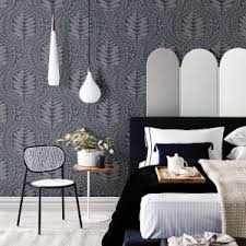 We know our product and printing quality materials: Juno Ogee Wallpaper By Brewster Lelands Wallpaper