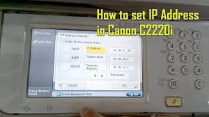 Télécharger canon mx525 pilote imprimante gratuit pour windows 10, windows 8.1, windows 8, windows 7 et mac. How To Set Ip Address In Canon Image Runner Advance C2220i Youtube