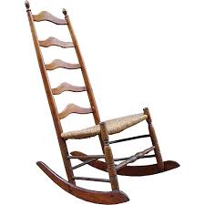 18th century american ladder back rocking chair rocking chair chair 18th century