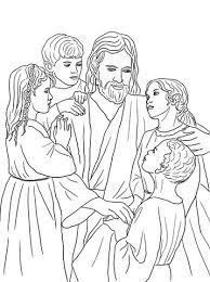 Coloring page (august 2015 friend) and they shall run and not be weary, and shall walk and not faint (doctrine and covenants 89:20). Jesus Loves All The Children Of The World Coloring Page Jesus Coloring Pages Bible Coloring Pages Christian Coloring