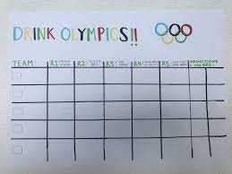 Quickest team to the back of the line are the winners #5. Drink Olympics Beer Olympic Beer Olympics Scoreboard Bachelorette Party Weekend