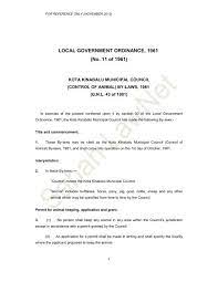 11 of 1961) kerajaan umumnya, pejabat daerah merupakan jentera. Local Government Ordinance 1961 No 11 Sabah Lawnet