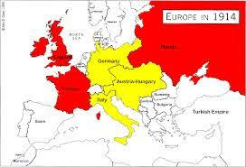 Alliances Were A Main Cause Of World War 1 Alliances Are Unions Countries That Join Together For Mutual Benefit World War World War I Map