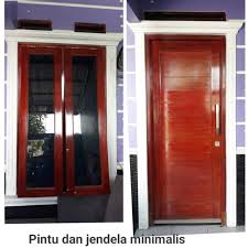 Model jendela sliding lucaso rumah minimalis modern mewah. Jual Pjntu Kamar Minimalis Kayu Meranti Kusen Jendela Gandeng Kota Depok Udpandawa Jaya Kusen Tokopedia