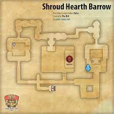 (whiterun hold), moves to the frozen hearth during hitting the books: Eso Shroud Hearth Barrow Delve Map With Skyshard And Boss Location In The Rift