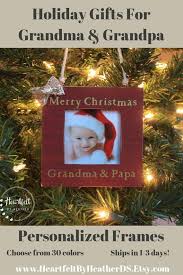 Grandpa most likely has everything he's ever wanted, so what gifts can you get at christmas? Ornament For Grandma And Grandpa Christmas Gift For Etsy Baby Christmas Gifts Grandpa Christmas Grandpa Christmas Gifts