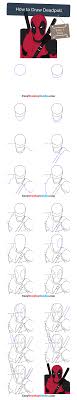 How To Draw Deadpool Easy Step By Step Drawing Guides Drawing Tutorial Step By Step Drawing Drawing Tutorials For Kids