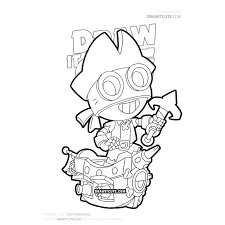 He has high health and moderate damage output. Draw It Cute On Twitter How To Draw Captain Carl Brawl Stars Super Easy Drawing Tutorial With A Coloring Page Https T Co C9jdupxaif Brawlstars Brawlstarsart Https T Co Amkhat0uav