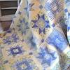 Floral and paisley chain quilt. 1
