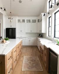 Bona On Instagram This Combination Of Two Tone Cabinets And White Oak Floors With Bona Pro Ultra Matte F Home Remodeling Kitchen Inspirations Kitchen Design