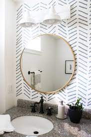 Design ideas and inspiration shop this gift guide everyday finds shop this gift guide price ($) any price under $25 $25 to $50. Our Bathroom Makeover Painted Vanity And Wall Stencil Details The Inspired Room