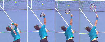 Federer uses some version of continental grip for the serve. Federer Serve Locations 1st Serve Ad Court