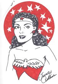 Wonder Woman by Trina Robbins, in levi jacob's Sketches Comic Art Gallery  Room