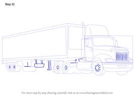Learn How To Draw A Truck And Trailer (Trucks) Step By Step : Drawing  Tutorials | Truck And Trailer, Trucks, Learn To Draw