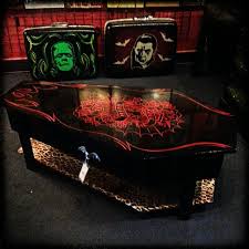 Coffin Coffee Table Www Spitfireinteriors Com Horror Decor Macabre Decor Gothic Room