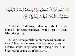Ini adalah daftar 114 surah dalam al qur'an dengan terjemahan bahasa melayu. Tajwid Surat Ali Imran Ayat 133 Masrozak Dot Com