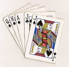A trick is created by players playing a card into the middle. Euchre Variations Wikipedia