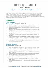 Whether you pick antique white shaker kitchen cabinets or stellar white kitchen cabinets or anything in between, your. Carpenter Resume Samples Qwikresume