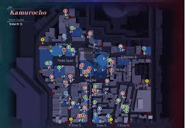 Kamurocho is the name of the main locale for the yakuza (ryu ga gotoku) games. Yakuza 6 Kamurocho Map Yakuza 6 Game Guide Gamepressure Com