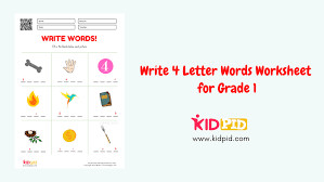 Built by word scramble lovers for word scramble lovers, see how many words you can spell in scramble words, a free online word game. Write 4 Letter Words Worksheet For Grade 1 Kidpid