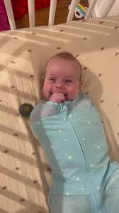 This is why we double swaddle😂 and YES, we will be transitioning out of  the swaddle SOON😊🫶🏻 #baby #babytok #babiesoftiktok #momtok #momsoftiktok  #swaddle #swaddling #mom #momlife