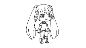 Gacha life outfits ideas aesthetic. Desenhos Para Pintar Desenho De Gacha Life Para Colorir
