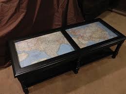 Coffee Table Makeover With Antique Maps Glass Coffee Table Makeover Coffee Table Makeover Table Makeover