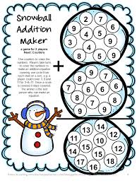 Addition Board Game From Snowman Math Games Addition And Subtraction From Games 4 Learning A Colle Christmas Math Winter Math Activities Christmas Math Games