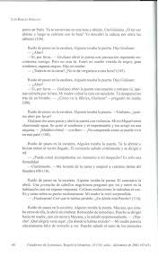 Redalyc."Alguien tocaba la puerta.... Tú te envolviste en una bata y  abriste": narrativa y rito en la novela y perfor