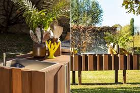 Outdoor bar sets are made specifically for outdoor use, so you can trust they will hold up in most weather. Outdoor Kitchen Yanko Design