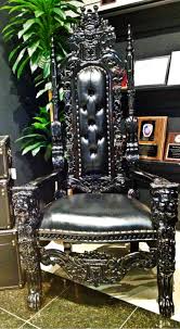 This Regal Black Chair Will Make You Feel Like A King Or Queen Throne Houston Tx Gallery Furniture Gallery Furniture Furniture Home N Decor