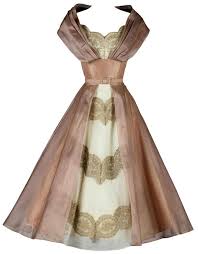 Vintage 1950 S Organza And Lace Cocktail Dress 1stdibs Com Cocktail Dress Lace Beautiful Dresses Vintage Outfits