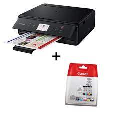 Pack Canon Imprimante Multifonction 3 En 1 Pixma Ts5050 Pack De 4 Cartouches Pgi 570 Cli 571 Cyan Magenta Jaune Et Noir Canon Electronic Products