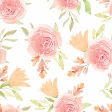Search for repeating floral pattern free images. Repeating Pattern With Watercolor Blooming Flower 1211722 Vector Art At Vecteezy