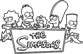Simpsons coloring pages to print. The Simpsons Coloring Pages 100 Images Free Printable